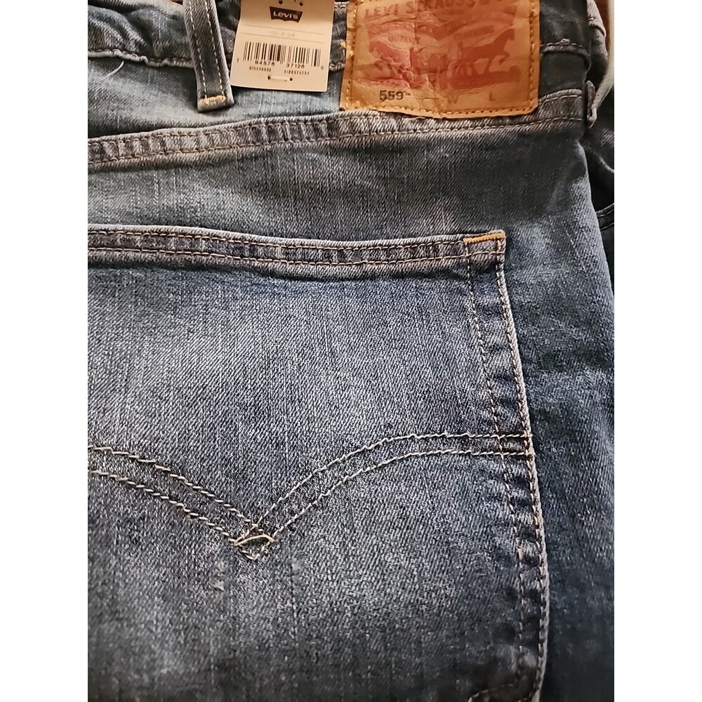 Levis 559 Relaxed Straight Jeans Mens 50x34 Denim NEW NWT Big Tall L100 Comfy